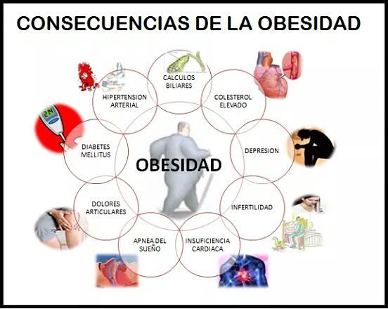 consecuencias obesidad